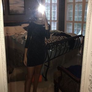 Black sparkly dress